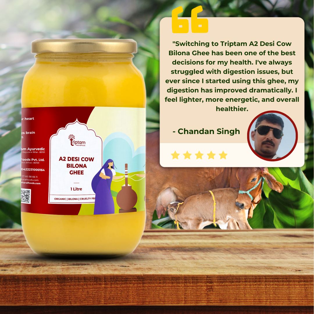 A2 Desi Cow Bilona Ghee 1,000 ML