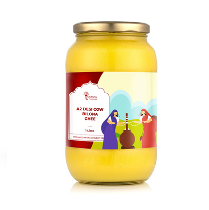 A2 Desi Cow Bilona Ghee 1,000 ML