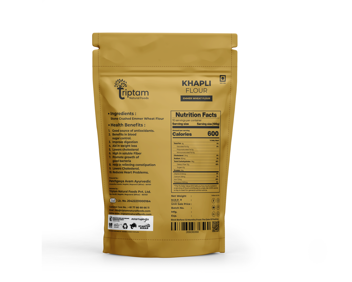 Khapli Flour